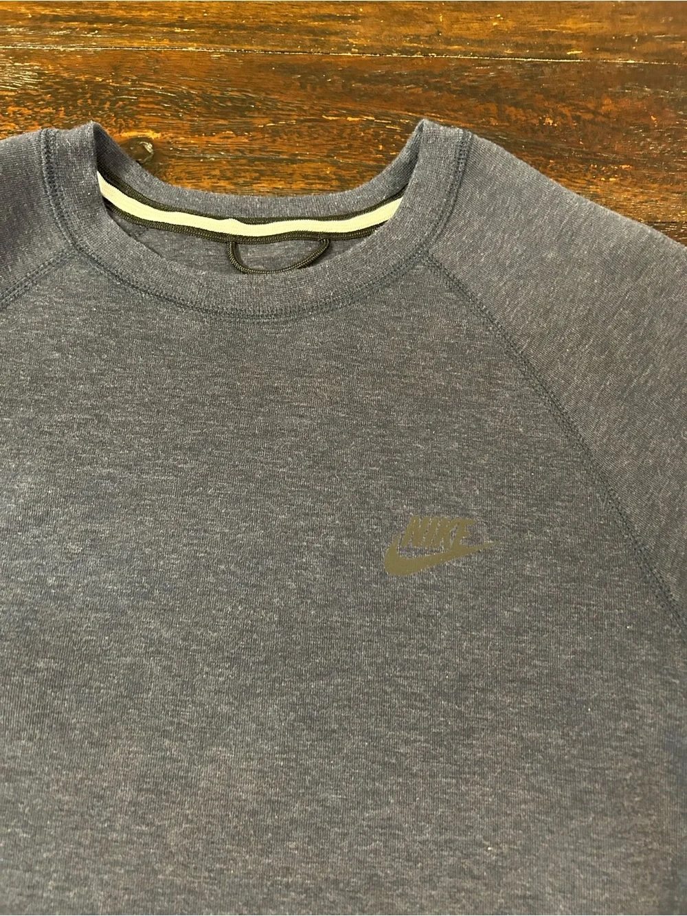 Nike Sportswear Tech Fleece Crewneck Sweatshirt - Navy Obsidian Heather